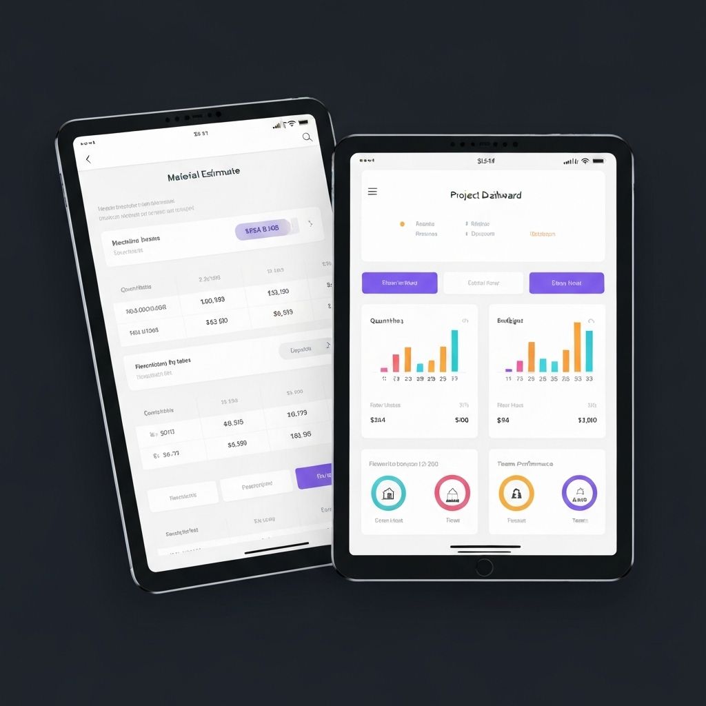 ToSi app interface showcase